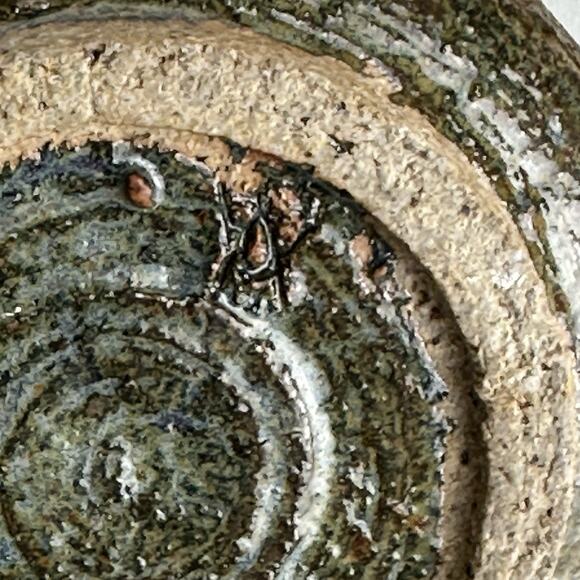 Pottery Shigaraki Ware Ceramic Lidded bowl 4” Home Decor Trinket Dish - Picture 10 of 12